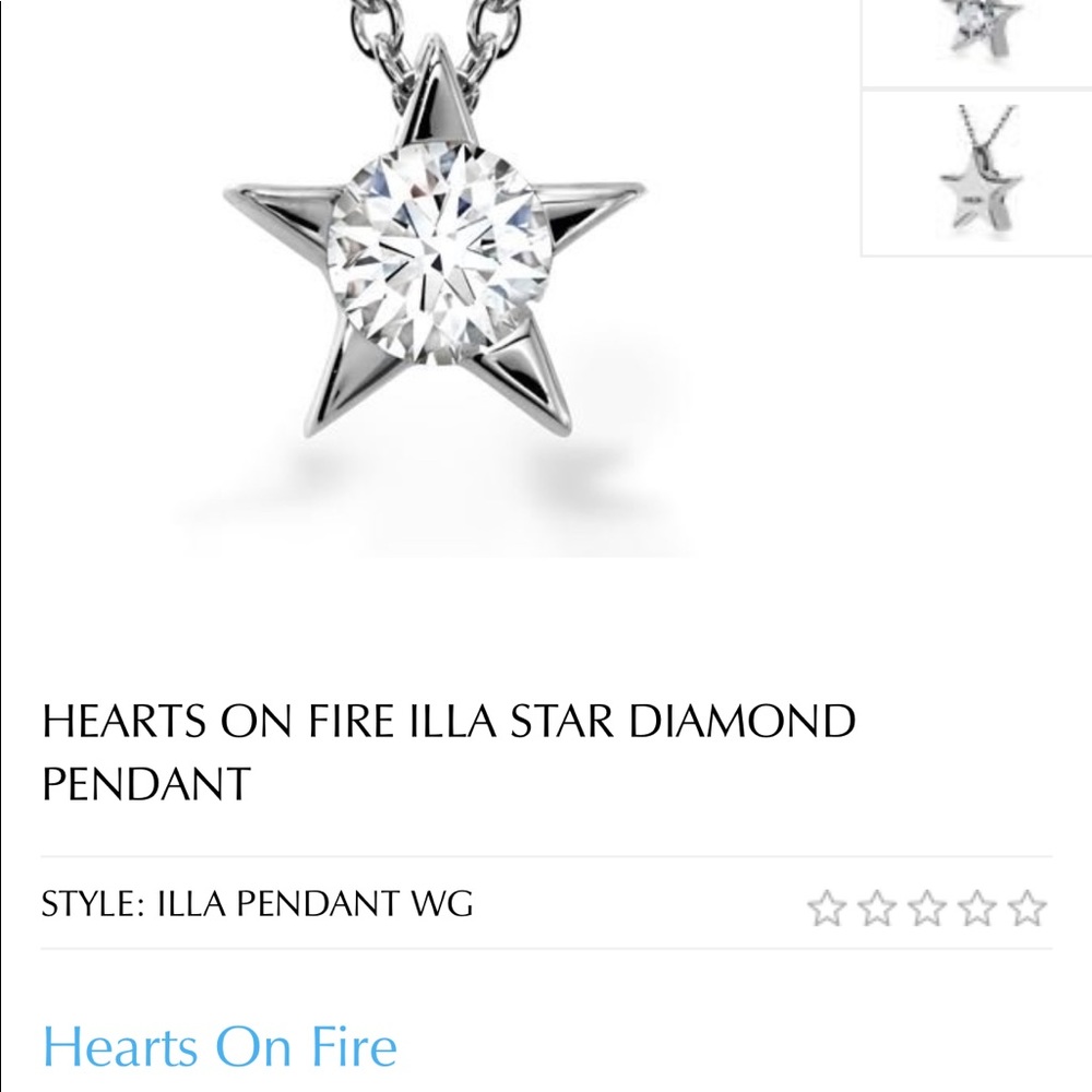 Hearts On Fire ILLA Star Pendant